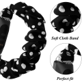 Miniatyrbilde 3 av 5: Scrunchies kompatibel med Fitbit Inspire 2 Band/inspire Hr Band/inspire Black White Dot Large