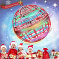Flying Ball Boomerang Magical Drone Fly Luminous Flying Spinner Toys Red