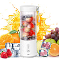 Miniatyrbillede 1 af 5: Bærbar blender til shakes og smoothies med 6 knive hvid