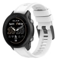 Miniatyrbilde 1 av 5: For Garmin Descent G1 22 mm ensfarget silikonklokkerem White