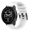 Miniatyrbillede 1 af 5: Til Garmin Descent G1 22 mm ensfarvet silikoneurrem White