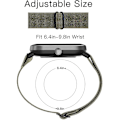 Miniatyrbillede 3 af 5: 20 mm/22 mm bånd til Amazfit Gts 4//2/2e/3/gts2 Mini/gtr 4/3/pro/gtr2/47 mm/stratos Nylon elastisk urarmbånd Amazfit bipstrop Bohemia color 22mm