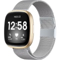 Miniatyrbillede 1 af 5: Magnetiske bånd, der er kompatible med Fitbit Versa 3 og Sense Smartwatch - Multi Color Silver Small