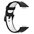 Miniatyrbilde 4 av 5: For Huawei Watch Fit 2/Watch Fit 2 Active Dual Watch Silikon Remstropp Black White Style B