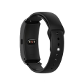 Miniatyrbilde 1 av 5: For Garmin Vivomove 3s / 4s 18 mm omvendt spenne silikonklokkerem Black