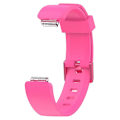 Miniatyrbillede 3 af 5: Til Fitbit Inspire / Inspire Hr Glossy Surface Silicone Watch Band Pink