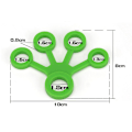 Miniatyrbillede 5 af 5: Tire Shape Håndgreb Strengthener Finger Exerciser Relief Wrist, grøn