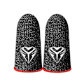 Miniatyrbild 1 av 4: Gaming Finger Sleeves för mobila spelkontroller, 0,3 mm ledande silverfiber Anti-svett Andningsbara spelhandskar för Pubg/ros Red