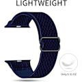 Miniatyrbilde 3 av 5: Elastisk Solo Loop-reim kompatibel med Apple Watch-reimer 22 38mm/40mm/41mm