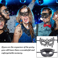 Miniatyrbilde 2 av 3: Par venetiansk maske, 2 stykker, maskerademaske for karnevalsfest Kostyme ballfest karnevalskveld