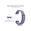 Miniatyrbillede 4 af 4: Smartwatch-rem til Huawei-rem 8 16mm vævet nylon (grå hvid)