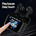 Miniatyrbild 3 av 5: Sann trådlösa Bluetooth-hörlurar BY16 med brusreducering, Bluetooth, smart pekskärm