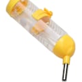 Miniatyrbilde 5 av 5: 3 i 1 Hamster Hengevannsflaske Kjæledyr Automatisk Dispenser Med Base For Dverghamster Mus Rotte Pinnsvin yellow 80ML