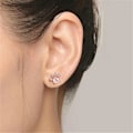 Miniatyrbillede 2 af 4: Piger studs øreringe Søde hunde klør til kvinder Piger stud øreringe Animal Claws Paw øreringe Rose Ruikalucky