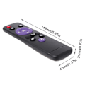 Pikkukuva 5 / 5: Mx9 4k Android TV-boksin kaukosäädin Rk3328 Mx10 Rk3328:lle, musta