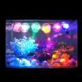 Miniatyrbillede 3 af 5: Farverig Led Akvarium Fisketank Spot Lampe Dykker Spotlight Oplyste Lys Blue EU Plug