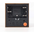 Miniatyrbillede 3 af 5: Vækkeur Træ LED Lys Mini Cube Skrivebordsvækkeur Viser Tid Dato Temperatur