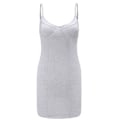 Miniatyrbilde 5 av 5: Kvinners Shapewear Bodydress Sexy Slim Body Sling Kort Skjørt Innpakket Rumpe Kjole Black M