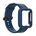 Miniatyrbilde 1 av 3: For Xiaomi Redmi Watch/redmi Watch 2/mi Watch Lite/mi Watch Lite 2 Smart Watch Strap Soft Silicone Wrist With Watch Case 1 Midnight Blue