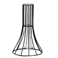 Miniatyrbild 4 av 4: Nordisk enkel växtvas geometrisk glas provrör metallhållare modern heminredning Gold B
