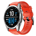 Pikkukuva 1 / 4: Garmin Fenix ​​7s:n metallisolki, yksivärinen watch Red
