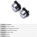 Miniatyrbilde 2 av 5: Scuba Diving 1. trinn regulator LP-port plugg (3X) - Erstatningsdykkedel