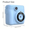 Miniatyrbilde 2 av 5: Digitalkamera Barn Instant Print Kamera 32Gb Blå