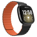 Pikkukuva 1 / 5: Fitbit Versa 4 / Sense 2 universal magneettiselle watch Black Orange