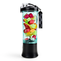 Miniatyrbillede 3 af 5: Bærbar blender USB genopladelig med 600 ml personlig juicer kop sort