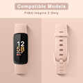 Miniatyrbillede 4 af 5: Bløde udskiftningsremme til Fitbit Inspire 3 Fitness Tracker