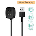 Miniatyrbillede 5 af 5: Oplader til Fitbit Sense/Sense 2/Versa 3/Versa 4, USB-opladerkabel (3,3ft/1m) (2)