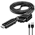 Pikkukuva 1 / 5: Sony Ps1/ Ps2 - HDMI-sovitin, pelikonsolin ääni- ja videosignaalin muuntokaapeli