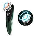 Miniatyrbillede 3 af 5: Ansigtsmassager Hudforyngelse Radio Mesoterapi LED Ansigtsløftning Skønhedsvibration Rynkefjernelse Anti-aging White