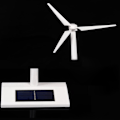 Miniatyrbild 3 av 4: 2 i 1 Windmill Solar Wind Power Model Student Utbildning Present Desktop Ornaments