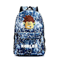Miniatyrbillede 1 af 3: Roblox Rygsæk Roblox Custom Skole rygsæk Unisex Lightning Blue