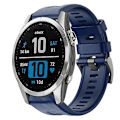 Pikkukuva 1 / 4: Garmin Fenix ​​7s:n metallisolki, yksivärinen watch Navy Blue