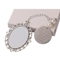 Miniatyrbillede 4 af 5: Personlig mindesmærke bryllup buket charms vedhæng termisk overførsel Blank