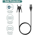 Miniatyrbillede 5 af 5: Oplader til Fitbit Alta, USB-opladerkabel med 1M/3,3\" USB-kabel (2 stk.)