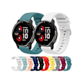 Pikkukuva 3 / 4: Hihna Garmin Venu 2 Plus -kellolle 20 mm, vaaleanpunainen, yksivärinen, pehmeä silikoniranneke