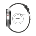 Miniatyrbillede 5 af 5: Til Garmin Vivomove Luxe præget ægte læderurrem Red