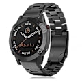 Miniatyrbillede 1 af 5: Til Garmin Fenix ​​6 22mm Titanium Alloy Quick Release Urrem Black