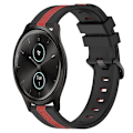 Miniatyrbild 1 av 5: För Garmin Garminmove Style 20 mm vertikalt tvåfärgat watch Black-Red