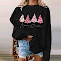 Miniatyrbilde 2 av 4: Dame Julegensere Salg Oversized Rund Hals Topper med