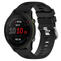 Miniatyrbilde 1 av 5: For Garminactive S 18 mm ensfarget silikonklokkerem Black