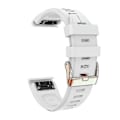 Miniatyrbillede 1 af 5: Reservedel til Garmin Fenix 5s Plus 6s Pro, silikone 20mm smartwatch-rem White