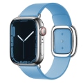 Miniatyrbilde 1 av 5: Moderne spennereim for Apple Watch-bånd 45 mm 41 mm 44 mm/40 mm 38 42 mm 49 mm Correa lærarmbånd Iwatch Serie 3 6 Se 7 8 Ultra lake 40mm 38mm 41mm