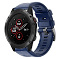 Miniatyrbild 1 av 5: För Garmin Fenix ​​5x Plus metallspänne i enfärgad watch Navy Blue