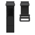 Miniatyrbillede 2 af 5: Til Garmin Fenix ​​7x krog og løkke fastener nylon urbånd Black