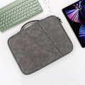 Miniatyrbild 1 av 4: Laptopväska 10,8-11 tum fårskinn mörkgrå