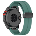 Miniatyrbilde 5 av 5: Svart spenne 22mm silikon klokkestropp for Garmin Fenix 7/forerunner 965/955/945/935 Olive Green